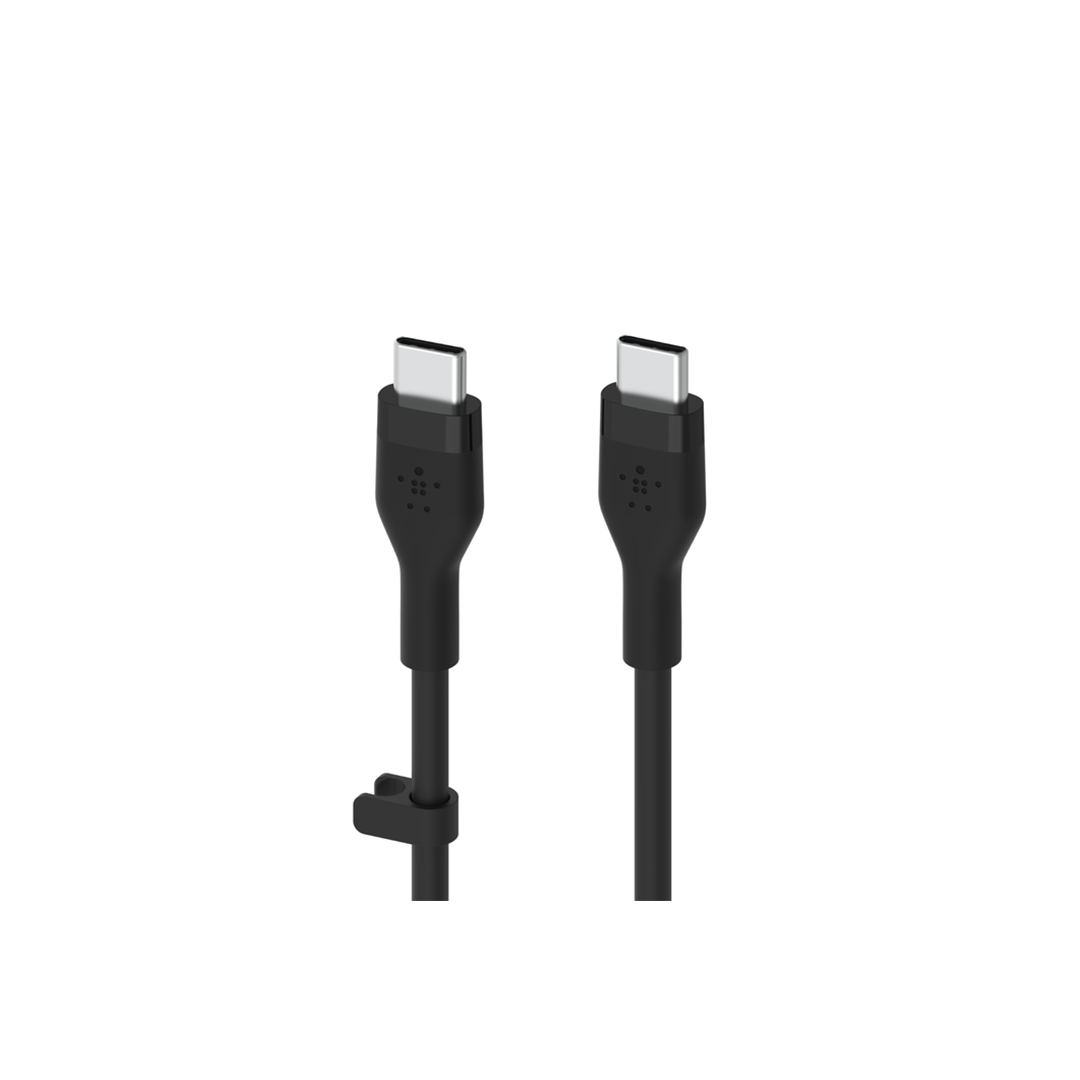 Belkin BoostCharge Flex USB-C to USB-C Cable 60W 3M - Black in Qatar Belkin BoostCharge Flex USB-C to USB-C Cable 60W 3M - Black in Qatar